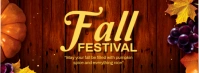 Floral Fall Festival Facebook Cover Photo template