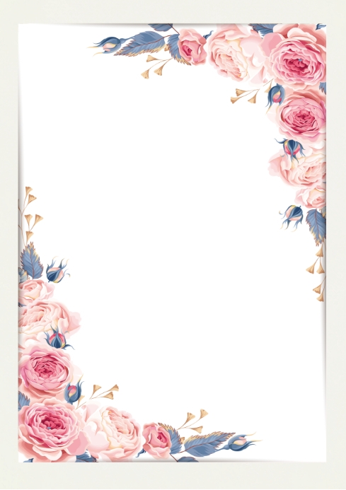 floral flower border Template PosterMyWall floral flower border Template PosterMyWall