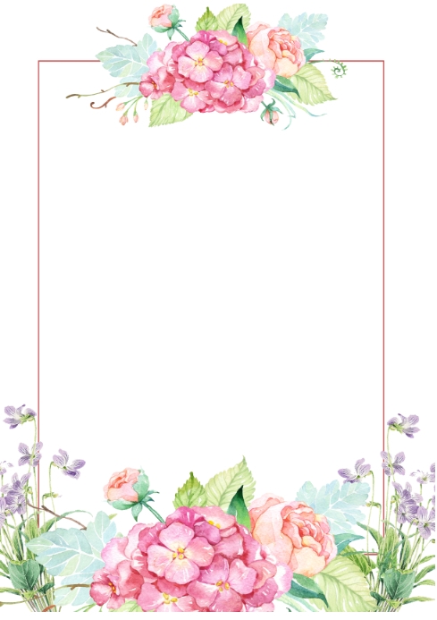 floral flower border Template PosterMyWall floral flower border Template PosterMyWall