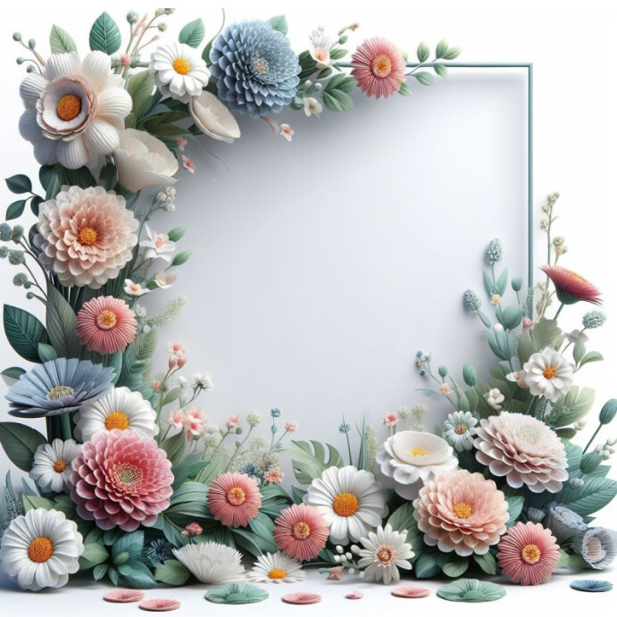 Illustration décorative avec fond floral évoquant une annonce de vente de packs de jeux PS4 d'occasion