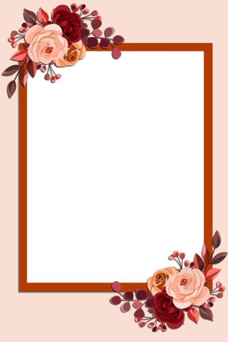 Wedding Frame Sample Layout Of Wedding Frame Templates A Pink And Beautiful Wedding Frame Template