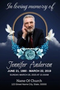 RIP poster template | PosterMyWall