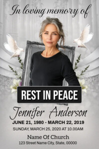 RIP poster template | PosterMyWall