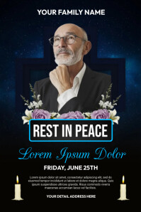 RIP poster template | PosterMyWall