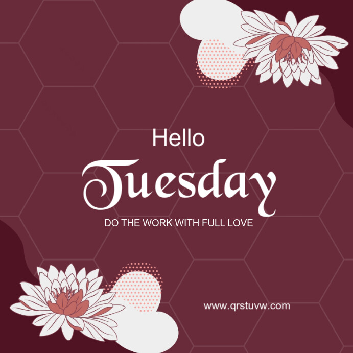 Copy of Floral Giving Tuesday Poster/giving Tuesday Template/tuesday Is ...
