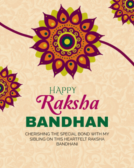 Raksha Bandhan Celebration Template | PosterMyWall