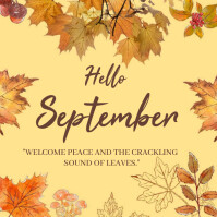 hello september Template | PosterMyWall