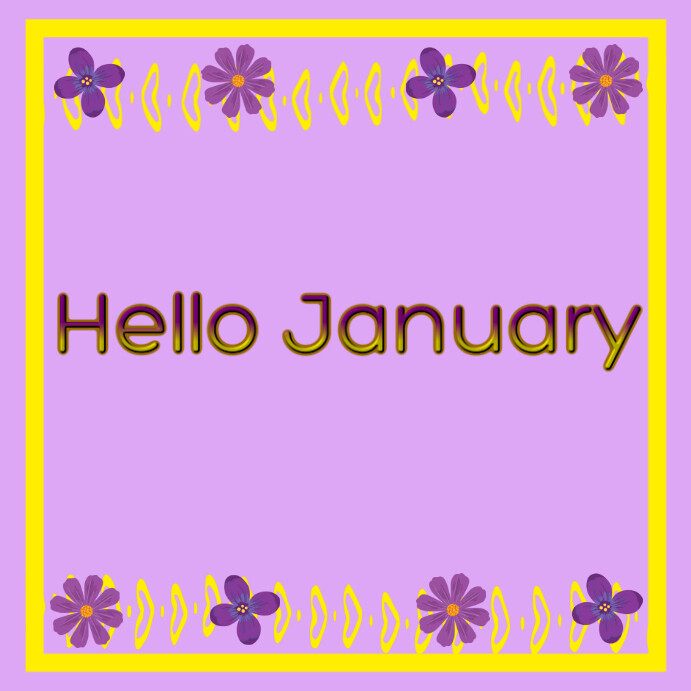 January Month Template | PosterMyWall