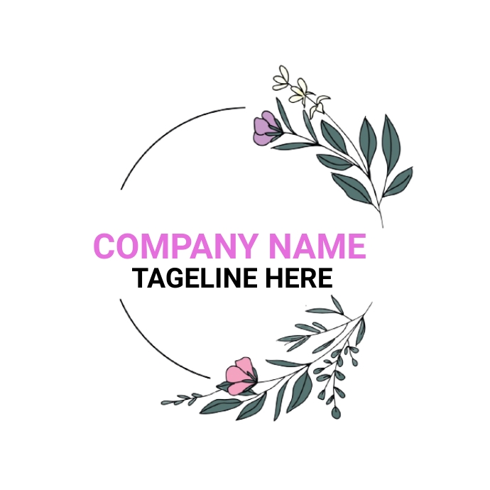 Floral logo Template | PosterMyWall