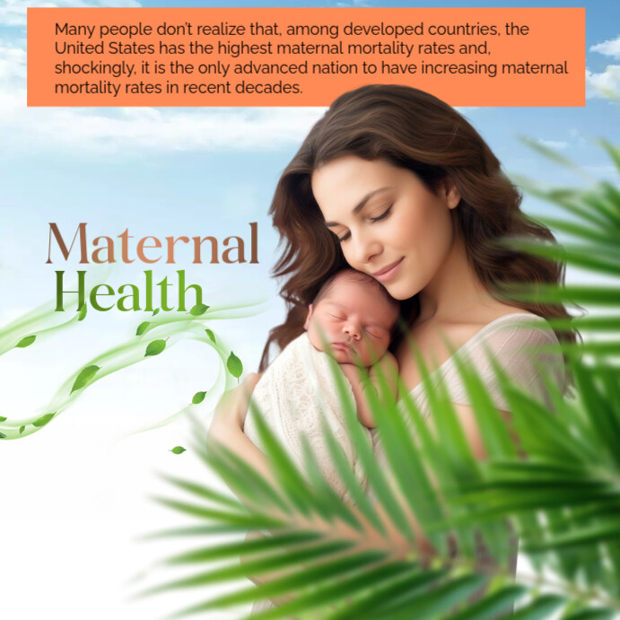 Floral Maternal Health Awareness Day Instagram Post Template | PosterMyWall