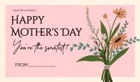 Floral Mother's Day Gift Tag Tag template