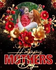 Floral Mothers Day Instagram Portrait template