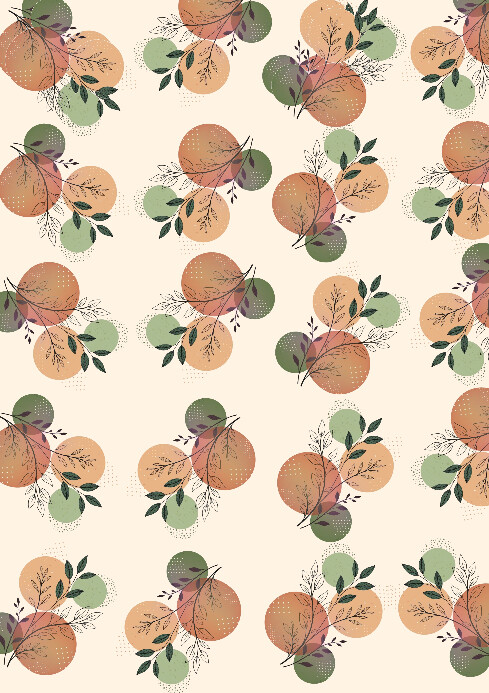 Pattern A4 Floral Pattern A4 Template | PosterMyWall