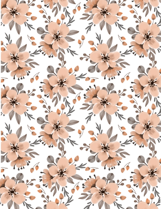 Floral Pattern background flyer Template | PosterMyWall