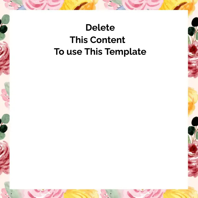 Floral Pattern Design Background Template | PosterMyWall