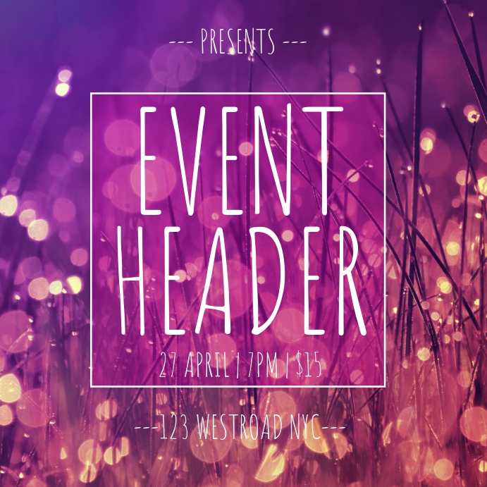 Layout Event Program Design Color Pink Copy of FLORAL PINK EVENT TEMPLATE | PosterMyWall