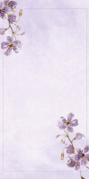 Weiß Floral Design Rollbanner 3 stopy × 6 stóp Template