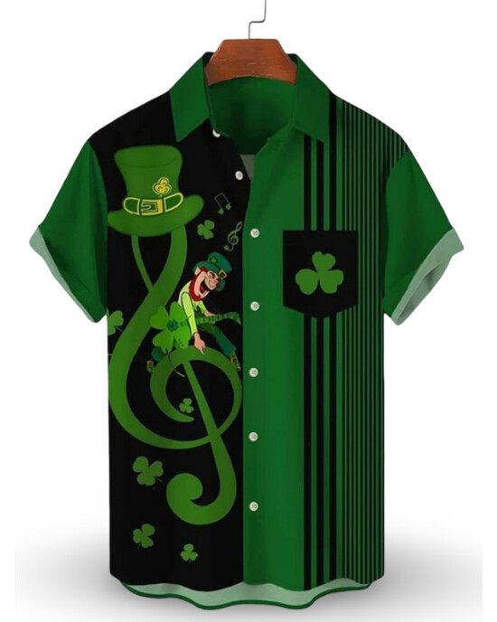 Floral St Patrick's Day Mockup Tshirt  Instagram Portrait template