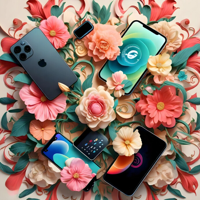 Floral Tech Trends With Floral Patterns Insta Template | PosterMyWall