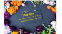 Floral Thank You Youtube Thumbnail template