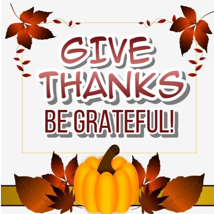 Copy of Floral Thanksgiving Give Thanks Template Instagram Post ...