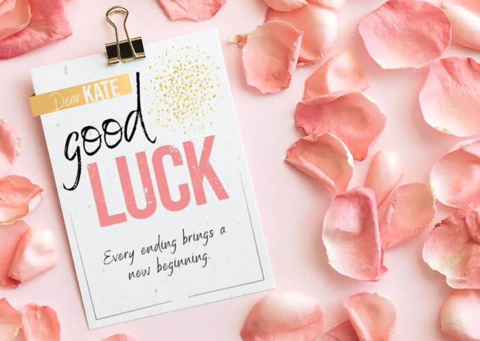 Good Luck Banner Printable