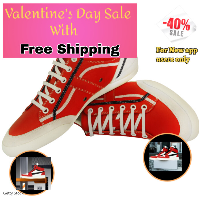 Floral Valentine Gift Instagram Post template