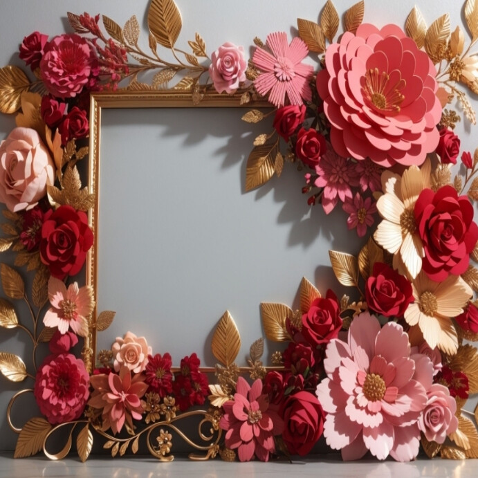 Copy of Floral Wall Frame PosterMyWall