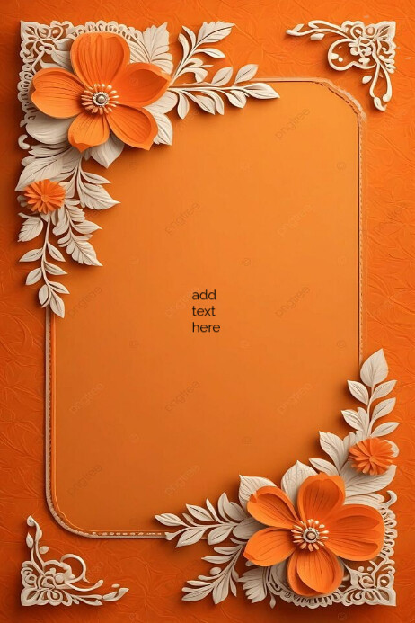 Floral Wedding Invitation Card Poster Template | PosterMyWall
