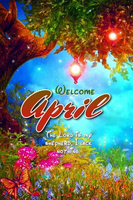 Copy of Floral Welcome April Banner 4' × 6' | PosterMyWall