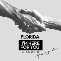 Florida Hurricane Support Post Template