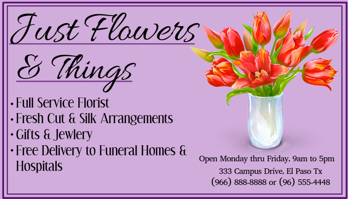 Florist Business Card template