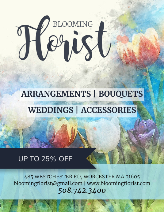 Florist Flyer Template