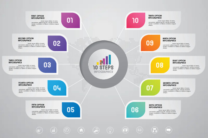 Flowchart Infographics Template | PosterMyWall