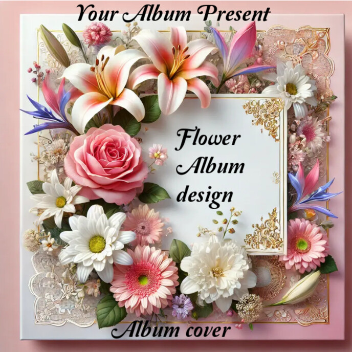 Flower Album Cover Template | PosterMyWall