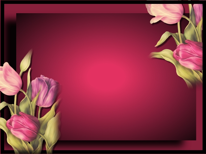 flower background, frame flower, background Voorlegging template