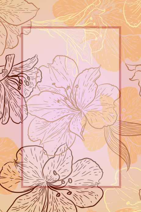 flower background, frame flower, background Plakat template