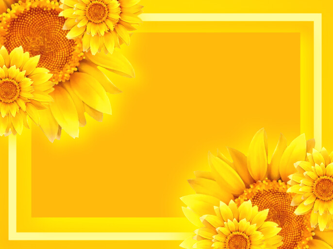 Flower Background Presentation template