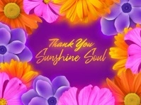 Flower Background Presentation template