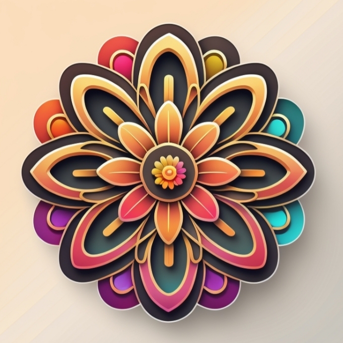 Flower Templates For Indesign Flower design Template | PosterMyWall