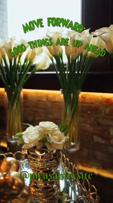 Flower digital display template