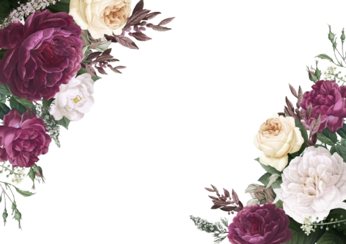Flower Frame Template PosterMyWall