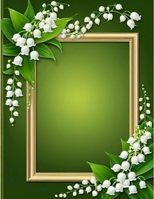 flower frame template | PosterMyWall