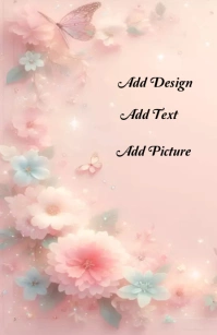 Flower Frame Template Tabloid