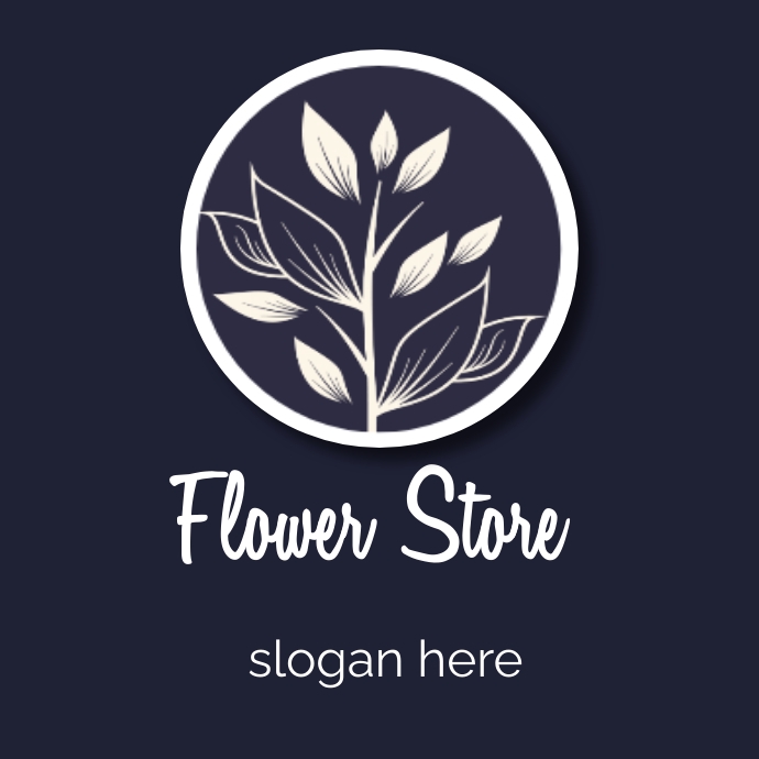 Flower logo design,flower shop logo or icon ( Logotyp template