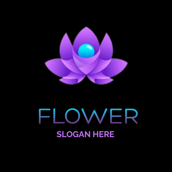 FLOWER LOGO Template PosterMyWall