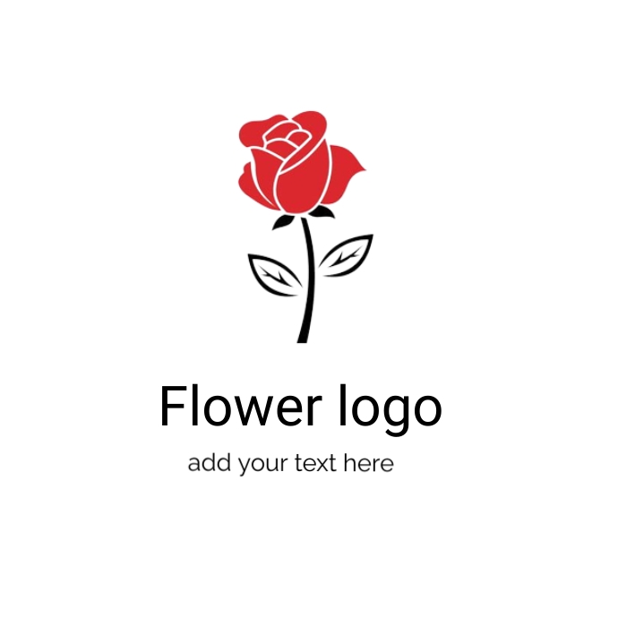 Flower logo template