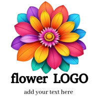 flower LOGO template