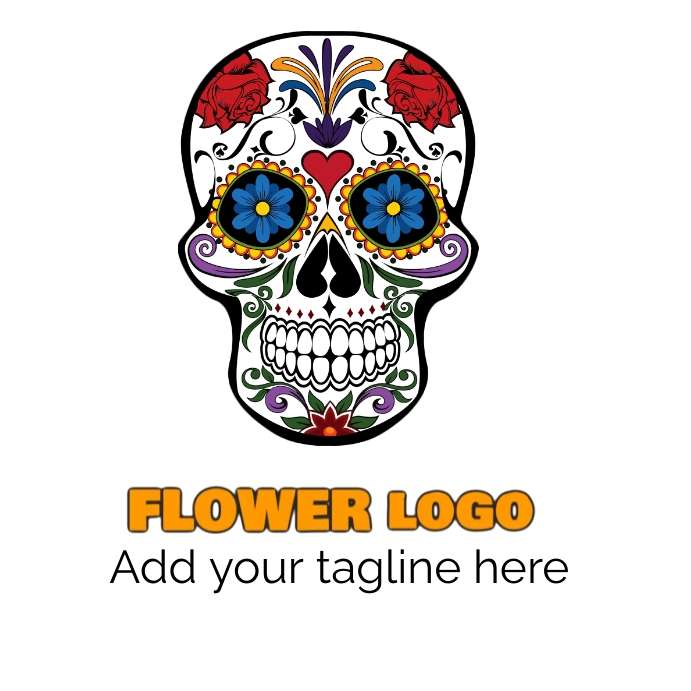 Flower Nft Art logo, NFT flowers art design Instagram Post template