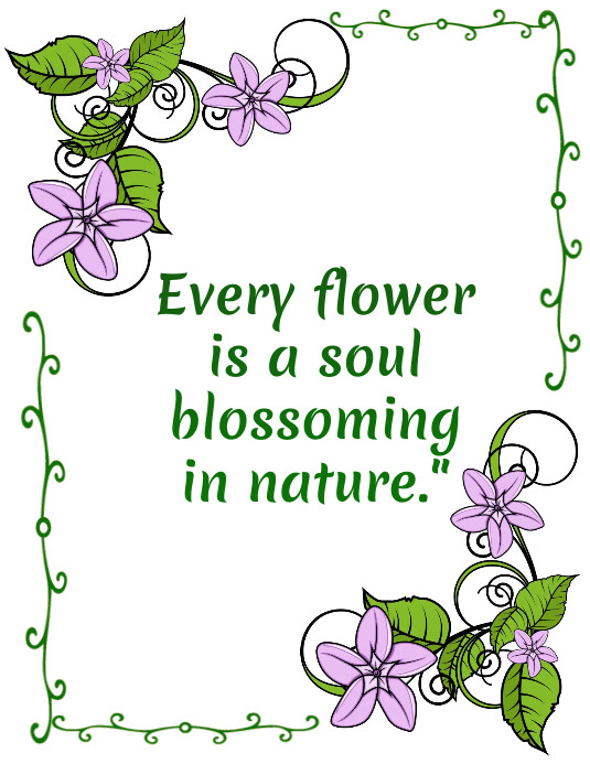 Flowers, flowers quotes, flowers card Template PosterMyWall